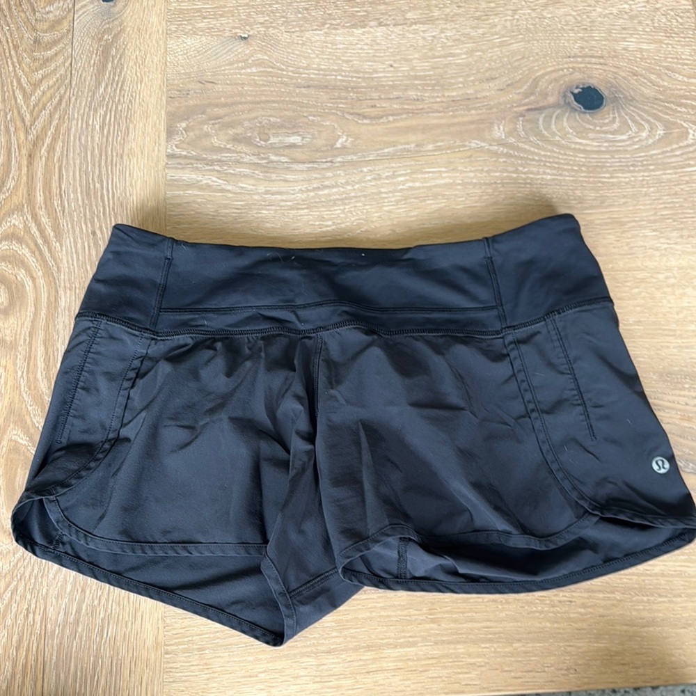 lululemon athletica Black Athletic Shorts Performance Fit